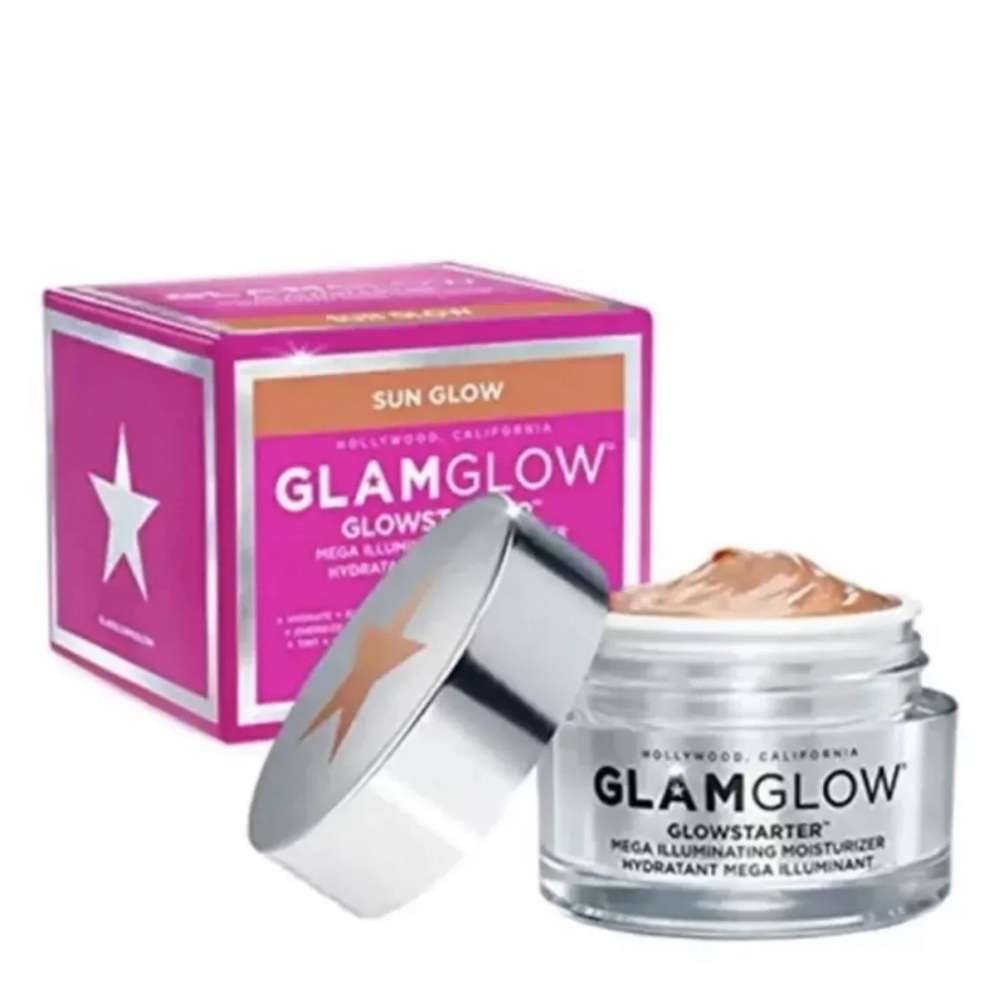 GlamGlow GLOWSTARTER 1.7oz Mega Illuminating Moisturizer SUN GLOW BRONZER